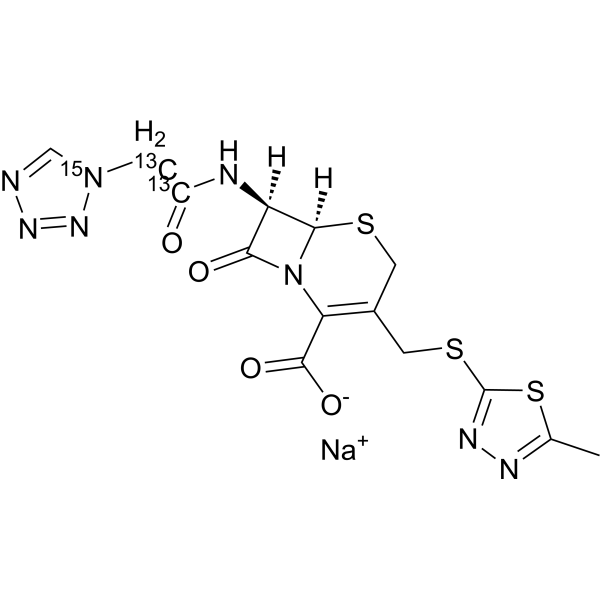 Cefazolin-13C2,15N sodium 1346602-30-9